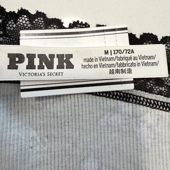 Victoria's Secret PINK Cheeky Lace Panties Womens Medium M LOT OF 4 VS Panty - Picture 7 of 10